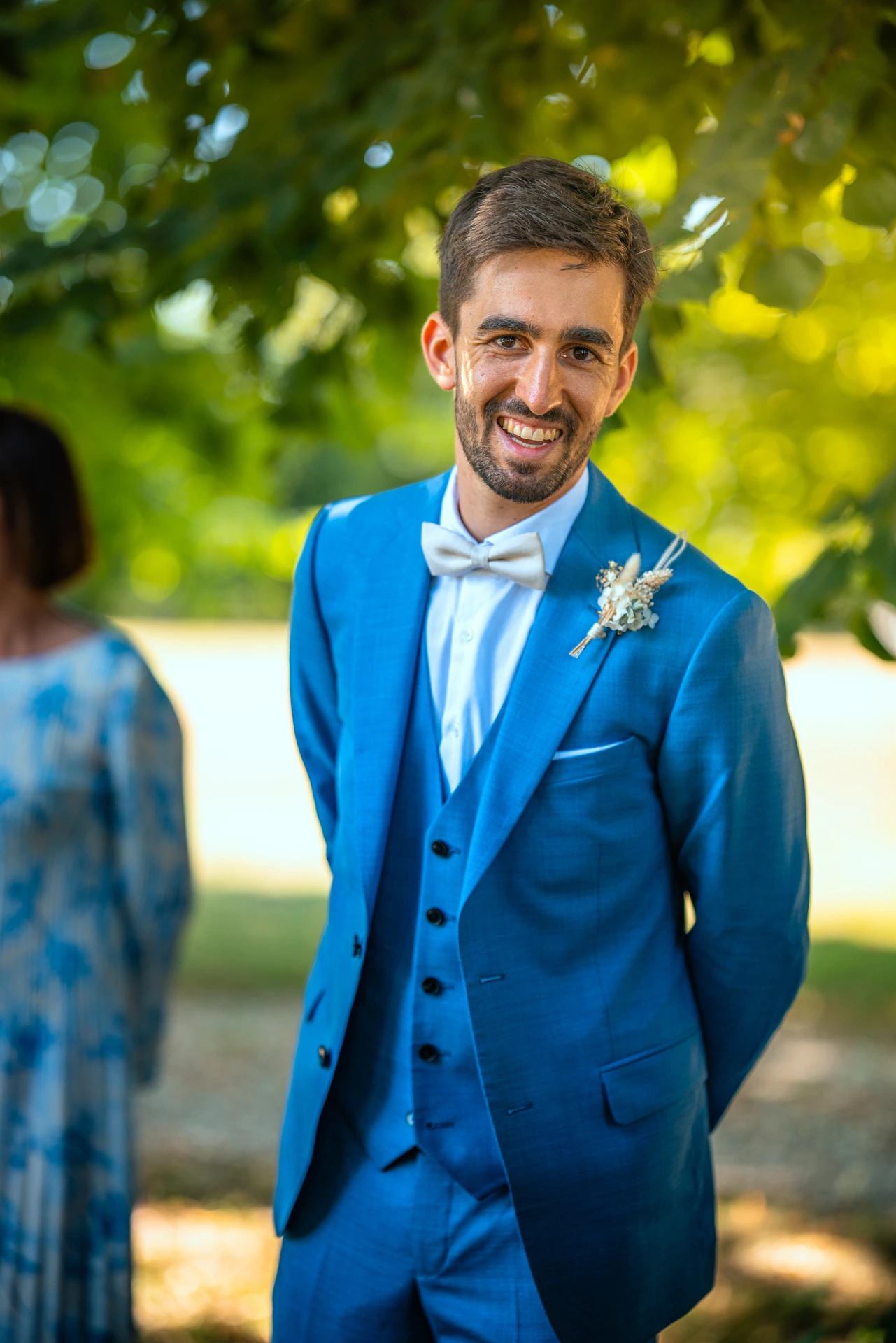 Le portrait d'un mariée pris par son photographe mariage lors de son mariage à Sainte-Bazeille.